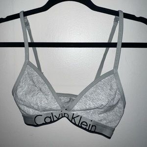 Calvin Klein Modern Cotton Unlined Triangle Bralette